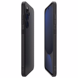 Spigen Liquid Air vāciņš ierīcei Samsung Galaxy S24 FE, melns