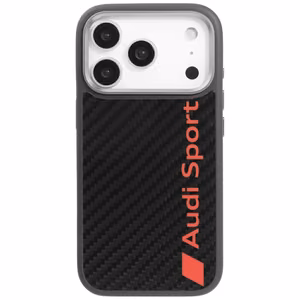Audi R8 Carbon Fiber MagSafe Чехол для iPhone 17 Pro - чёрный