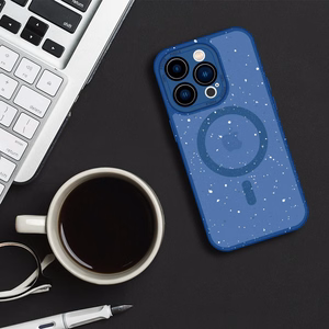 Tel Protect Magnētiskais Splash matētais viedtālruņa apvalks Iphone 15 Pro Max (m) - zils