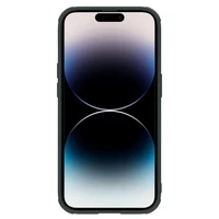 Nillkin Textured S viedtālruņa apvalks iPhone 14 Pro, bruņots vāciņš ar kameras vāciņu, zaļš