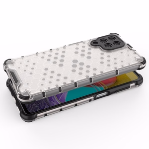 Honeycomb case бронированная крышка с гелевой рамкой для Samsung Galaxy M53 5G чёрный
