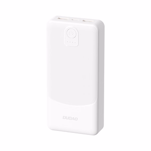 Внешний аккумулятор Dudao K10Pro, 2.4A, 20000mAh, 2x USB-A, белый
