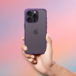 MATRIX caurspīdīgs viedtālruņa apvalks IPHONE 11 gaiši violets