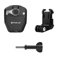 PULUZ stiprinājums motocikla vējstiklam sporta kamerām (DJI Osmo Action 4, GoPro Hero 12, Insta360 Ace Pro / X4)(melns)
