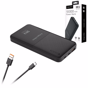 Kruger&Matz 10 000 mAh Li-pol ārējais akumulators ar QC un PD