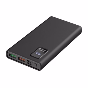 Portatīvais lādētājs POWER BANK Platinet LED 10000mAh (2xUSB; 1xType-C; QC3.0 22,5W) melns