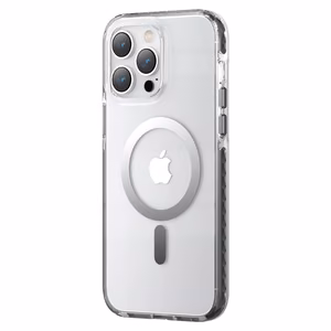 Kingxbar PQY Ice Crystal Series magnētiskais viedtālruņa apvalks iPhone 14 Plus MagSafe pelēks