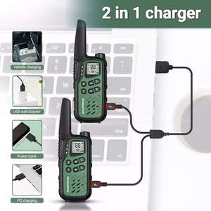Baofeng BF-T25E rāciju komplekts, 2 gab., zaļas