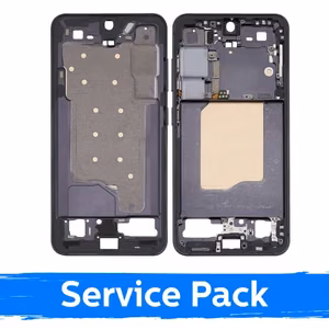 Средняя рамка корпуса для Samsung S931 S25 / синевато-чёрный / (Service Pack)