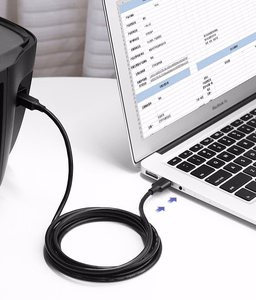 Ugreen USB Type B printera kabelis (vīriešu) - USB 2.0 (vīriešu) 480 Mbps 1.5 m melns (US135 10350)