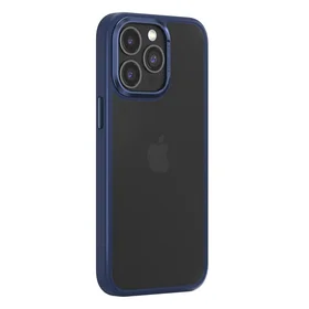 Comma Joy Elegant viedtālruņa apvalks iPhone 15 Plus zilā krāsā