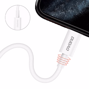 Dudao L6X USB-C - Lightning PD 20W 1m kabelis - balts