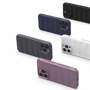 Magic Shield viedtālruņa apvalks iPhone 13 Pro elastīgs bruņu gaiši zilas krāsas vāks