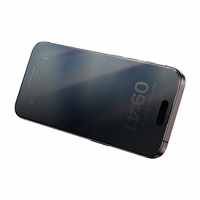 Benks rūdīts stikls Air Shield Privacy (TF70) iPhone 17 Pro Max melns - 10 gab