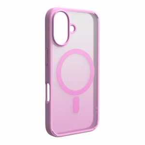 Puro Gradient Magnētiskais Silikona viedtālruņa apvalks iPhone 16 - Rozā