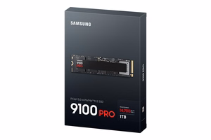 Samsung 9100 PRO 1TB SSD M.2 PCIe Gen5 NVMe, lasīšana 14700 MB/s, rakstīšana 13300 MB/s