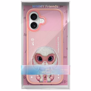 Nimmy Cool&Cute 2.0 truša viedtālruņa apvalks iPhone 17 - rozā