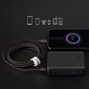 SBS TECABLETISSUETCK USB-C - USB-C 1,5 m 60W pīts kabelis - melns