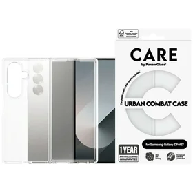 CARE by PanzerGlass Flagship Urban Combat viedtālruņa apvalks Samsung Galaxy Z Fold 7 - caurspīdīgs