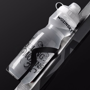 Wozinsky WBR-01T 750ml velosipēda pudele - caurspīdīga