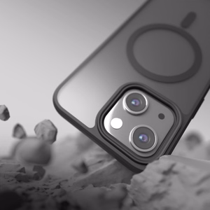 Etteri matētais magnētiskais viedtālruņa apvalks iPhone 14 6,1 - melns