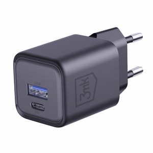 3mk Hyper Charger PD 33W GaN QC4+ PPS AFC FCP SCP 1A1C sienas lādētājs - melns