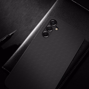 Nillkin Tekstūrēts vāciņš Samsung Galaxy A14 5G / Galaxy A14 - melns