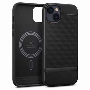 Caseology Parallax Mag MagSafe viedtālruņa apvalks iPhone 14 Plus – matēts melns