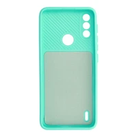 Camshield Soft viedtālruņa apvalks Motorola Moto E7 Power/E7i Power piparmētru krāsas