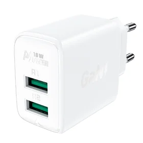 Acefast lādētājs 2x USB 18W QC 3.0, AFC, FCP balts (A33 balts)