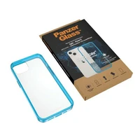 PanzerGlass ClearCase antibakteriālais viedtālruņa apvalks ar Military Grade sertifikātu iPhone 13 / 14 / 15 - caurspīdīgs zils