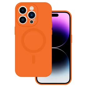 TEL PROTECT MagSilicone Viedtālruņa apvalks Iphone 13 - oranžs