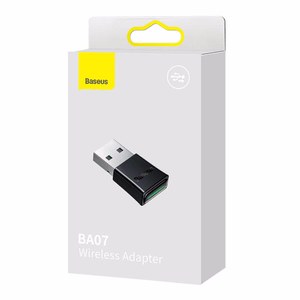 BASEUS Bluetooth adapteris USB A BA07 melns