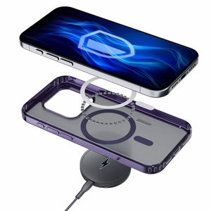 3mk Frosty MagApvalks Violets Apvalks Apple iPhone 13 Pro - violeta
