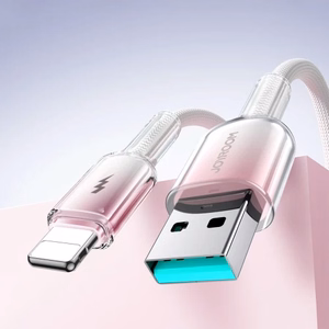 USB kabelis Joyroom S-A42 balts Lightning 120cm