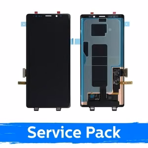 LCD Displejs saderīgs ar Samsung N960 Note 9 Melns (Service Pack) (NF versija)