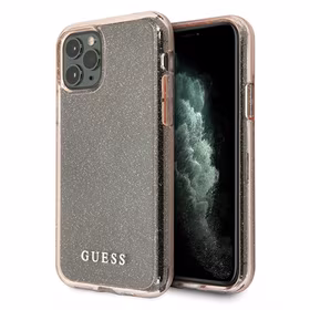 Guess GUHCN65PCGLPI iPhone 11 Pro Max rozā kietais apvalks Glitter