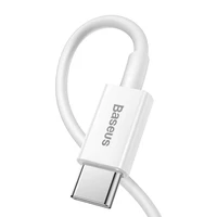 Baseus kabelis Superior PD USB-C - Lightning 1,0 m balts 20W