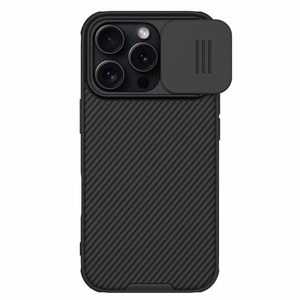 Nillkin CamShield Pro чехол для iPhone 16 Pro с защитой камеры - чёрный