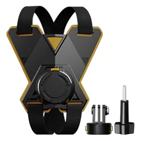 PULUZ motocikla ķiveres stiprinājums sporta kamerām (ieskaitot Ace Pro 2, Osmo Action 5 Pro)