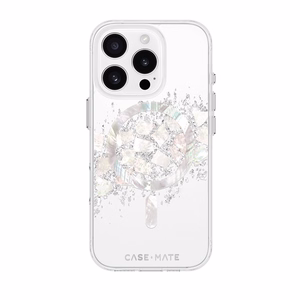 Case-Mate Karat MagSafe vāciņš ar perlamutra ielaidumiem ierīcei iPhone 16 Pro, A Touch of Pearl