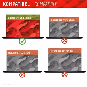 Безрамный фильтр конфиденциальности DISPLEX Privacy Safe Uni, 15,6", 16:9