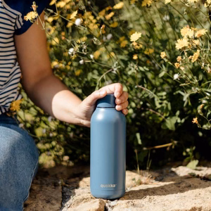 Quokka Solid nerūsējošā tērauda termopudele, 510 ml, Stone Blue