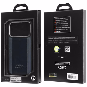 Audi A6 Synthetic Leather MagSafe Чехол для iPhone 17 Pro - чёрный
