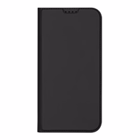 Dux Ducis Skin Pro viedtālruņa apvalks iPhone 16 Plus ar atveramu vāciņu un karšu nodalījumu - melns