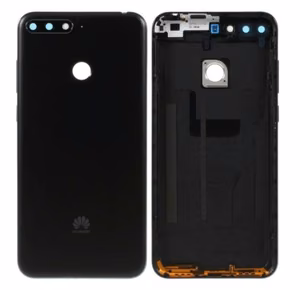 Aizmugurējais vāciņš Huawei Y6 Prime 2018 melns oriģināls (lietots Grade A)