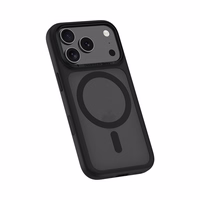 Benks Magnētiskais Mist viedtālruņa apvalks Metal Frame (0070) Iphone 17 Pro Max melns (Kameras vadības poga)