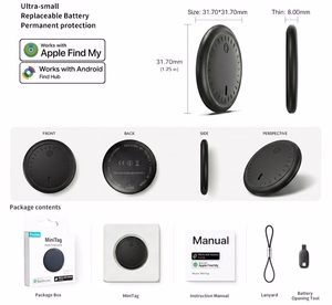 Vieds Bluetooth mini izsekošanas ierīce