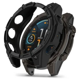 Tech-Protect Defense Air apvalks Garmin Fenix 8 47mm - melns