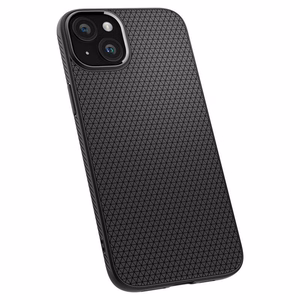 Spigen Liquid Air viedtālruņa apvalks iPhone 15 Plus - matēts melns